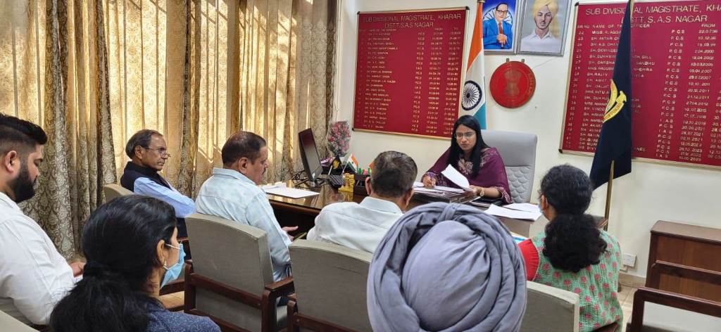 Members of the Patient Welfare Committee of the Kharar SubDivisional Hospital will inform the public about the Aabha App for the welfare of patients  SDM